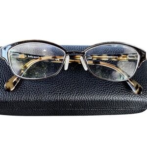 Kate Spade Ragan OP40 Brown Tortoise Eyeglass Frames 51-16-135‎ Designer Glasses